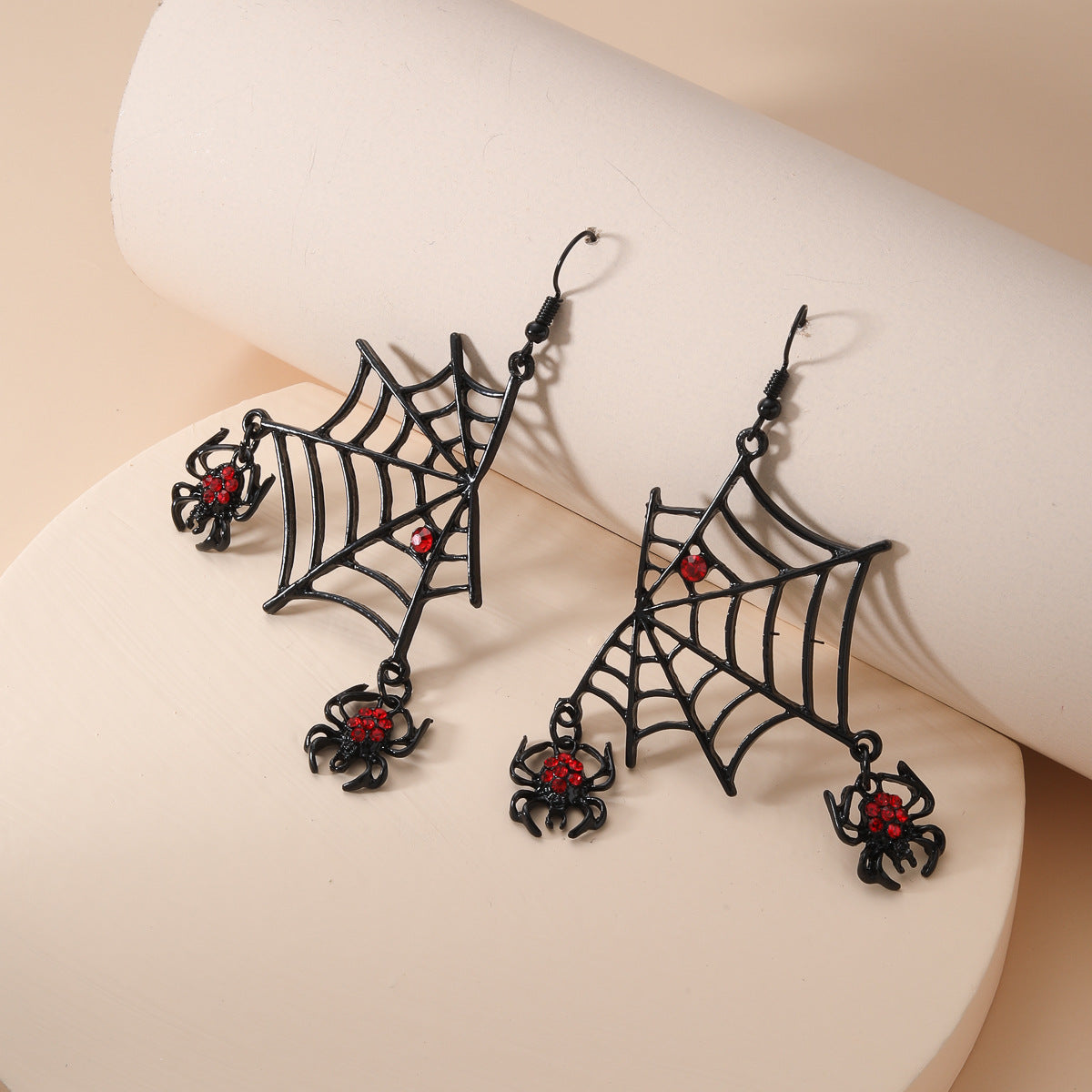 Wholesale Fashion  Web Earrings with Rhinestones for Nightclub,  Party Jewelry Accessory