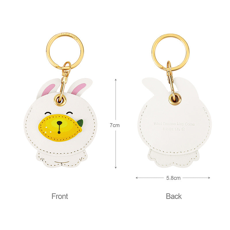 Wholesale Trendy Leather Keychain Card Holder Cute Bag Charm For Women