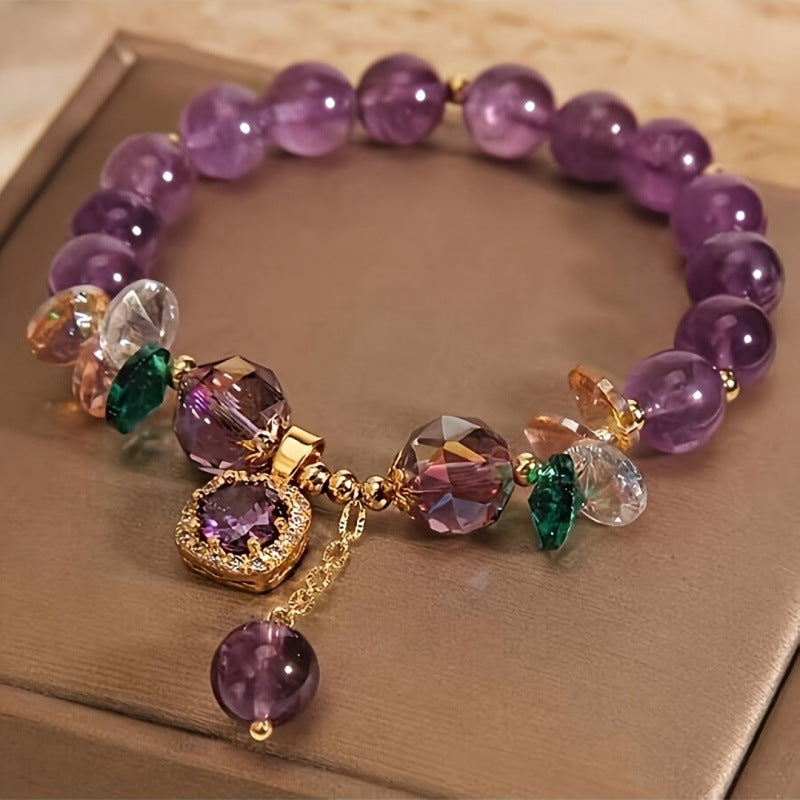Wholesale Glass Crystal Bead Bracelet Fashion Accessory for Resale