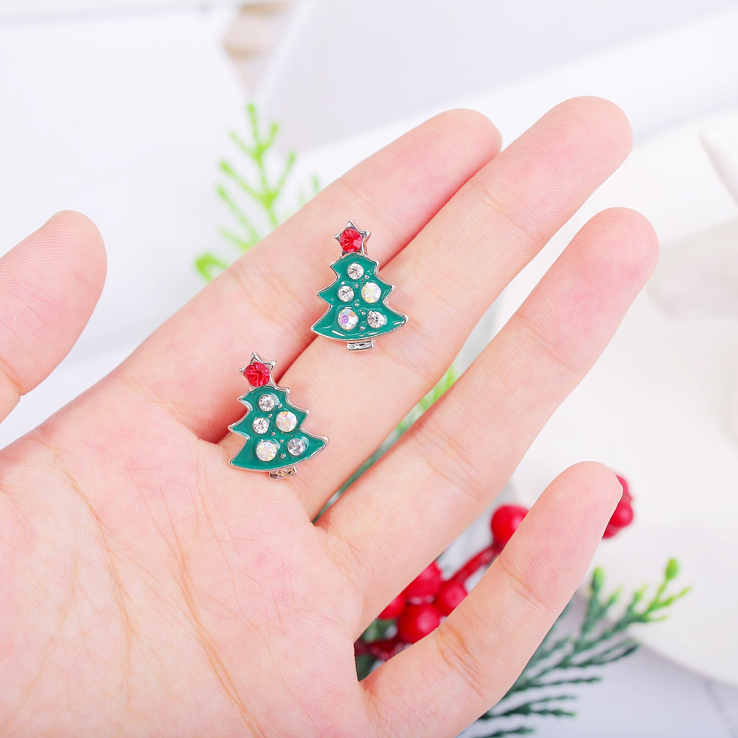 Wholesale Christmas Earrings Small Earrings Christmas Earrings
