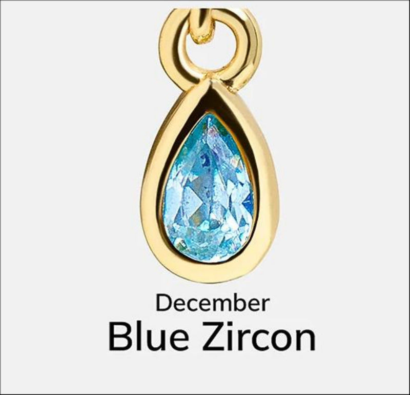 Wholesale twelve birthstone twelve constellation English letter necklace