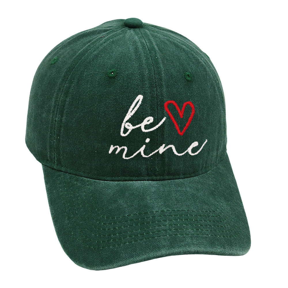 Wholesale Valentine's Day Embroidered Couple Baseball Caps