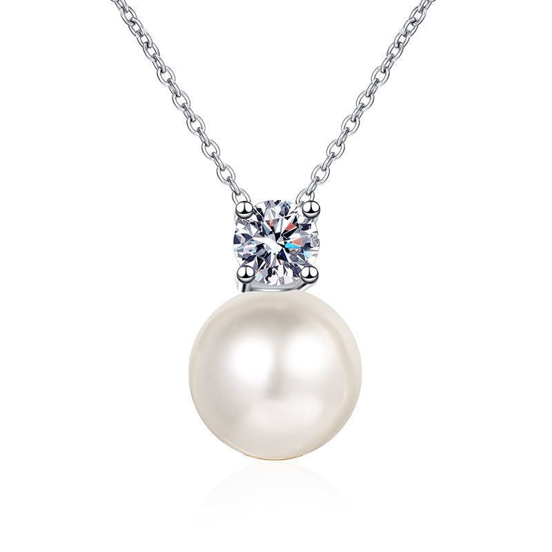 Wholesale  925 Sterling Silver Pearl Necklace
