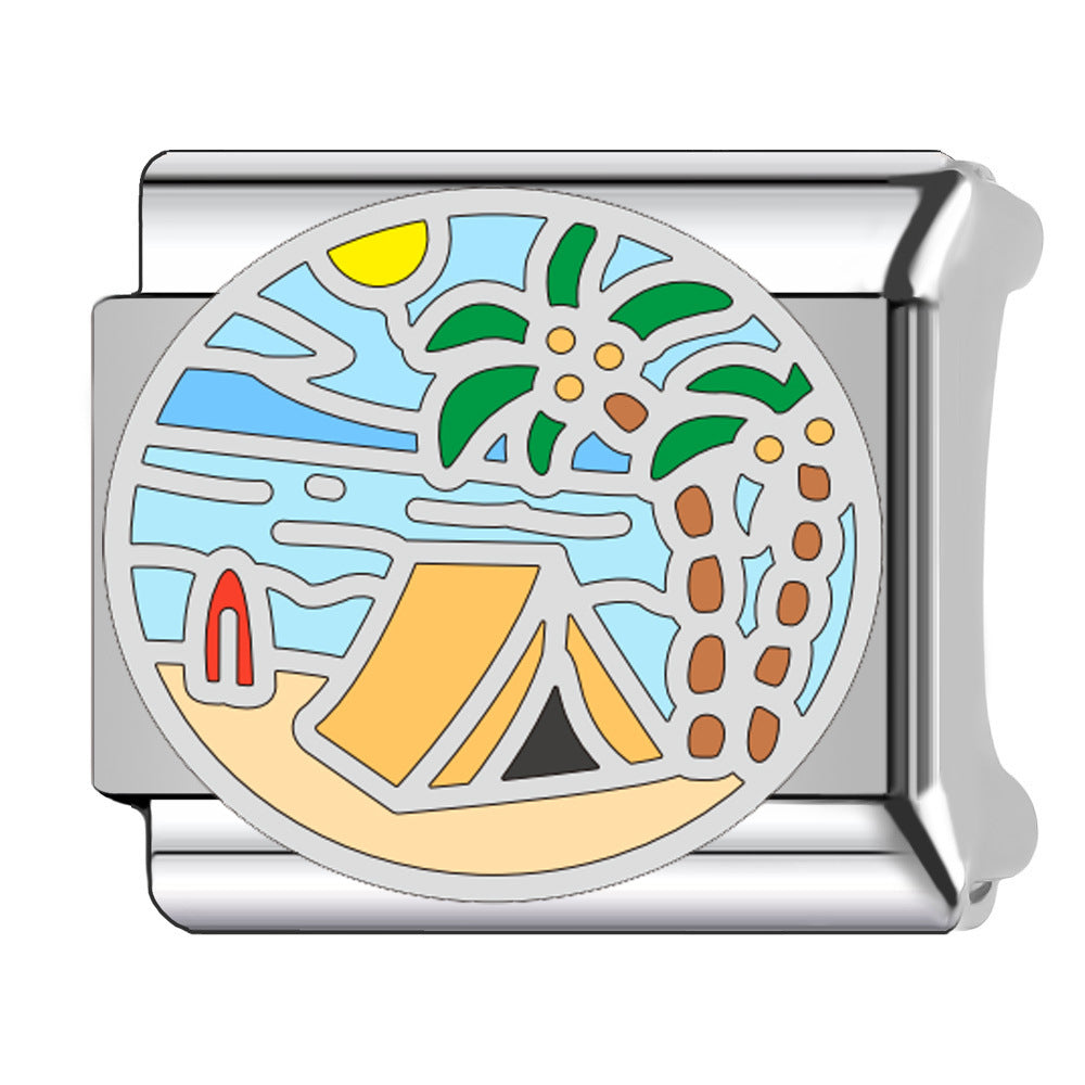 Wholesale  Italian Charm Bracelet 9mm DIY  Cartoon   Creative Stainless Steel Composable Bracelet