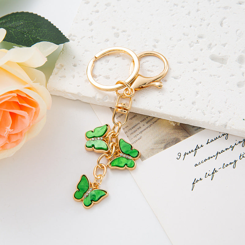 Wholesale Butterfly Zinc Alloy Keychains ACC-KC-YuanFei017