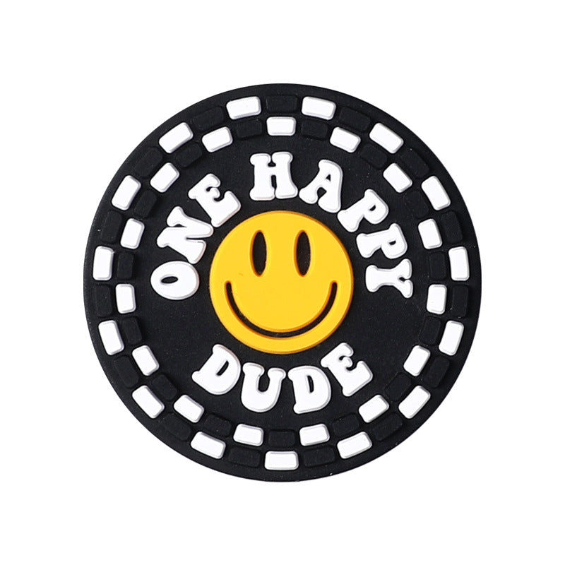 Wholesale 20pcs Smiley Face Silicone Focal Beads DIY Bead Accessories ACC-BDS-RongFa036