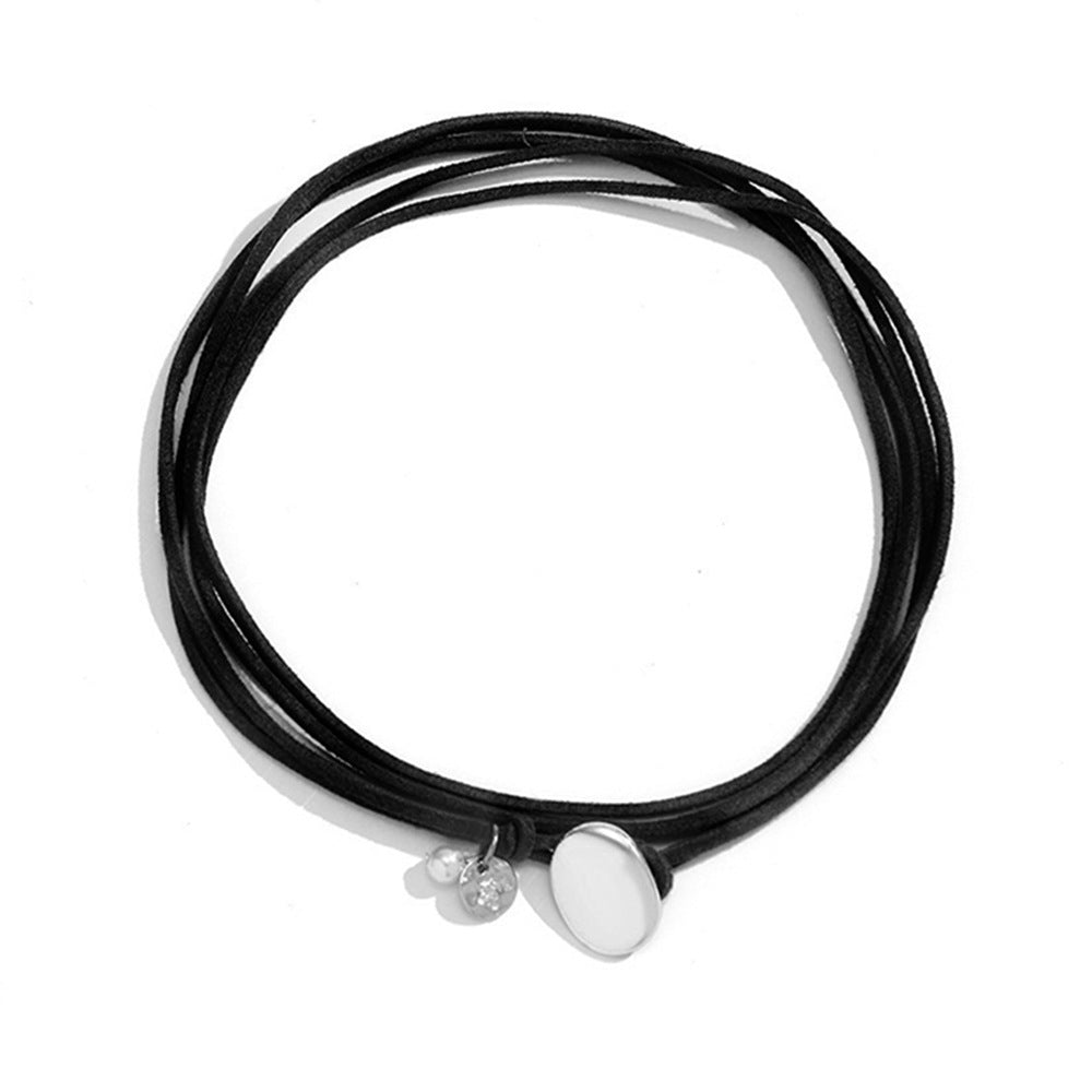Wholesale  Double-layer Winding Necklace Clavicle Chain