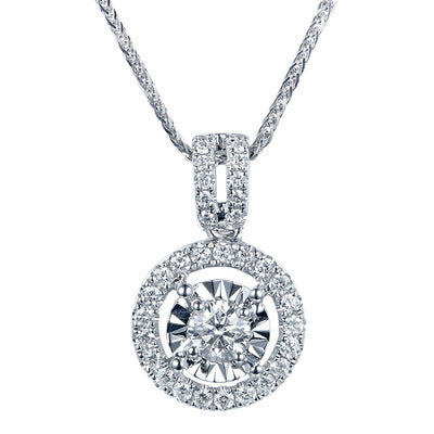 Wholesale Moissanite Women's Clavicle Chain Zircon Pendant ACC-PT-JRD001
