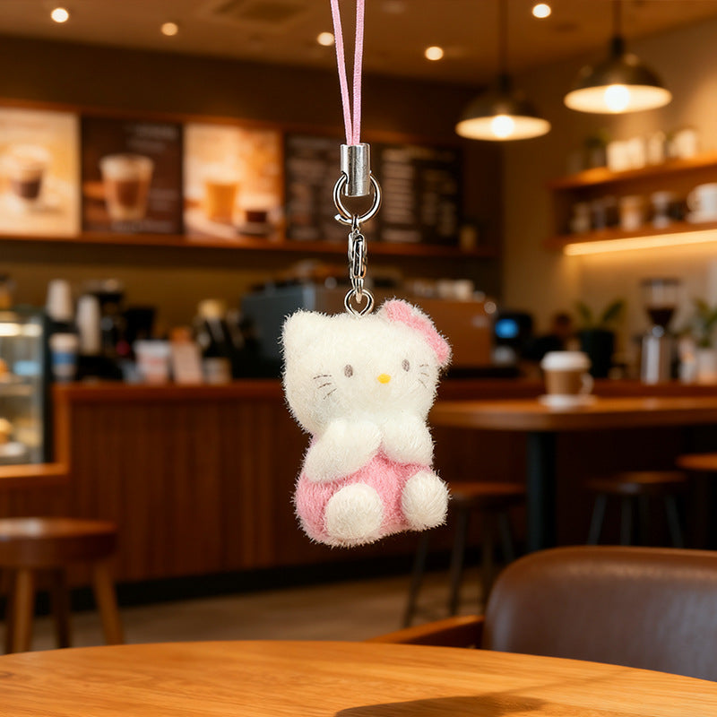 Wholesale 3D Cute Cartoon characters Plush Keychain