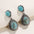 Wholesale  retro Bohemian ethnic style turquoise earrings