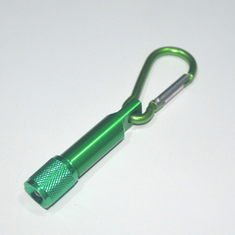 Wholesale Colorful Aluminum Alloy LED Mini Flashlight Carabiner Keychain ACC-KC-KaBiao010