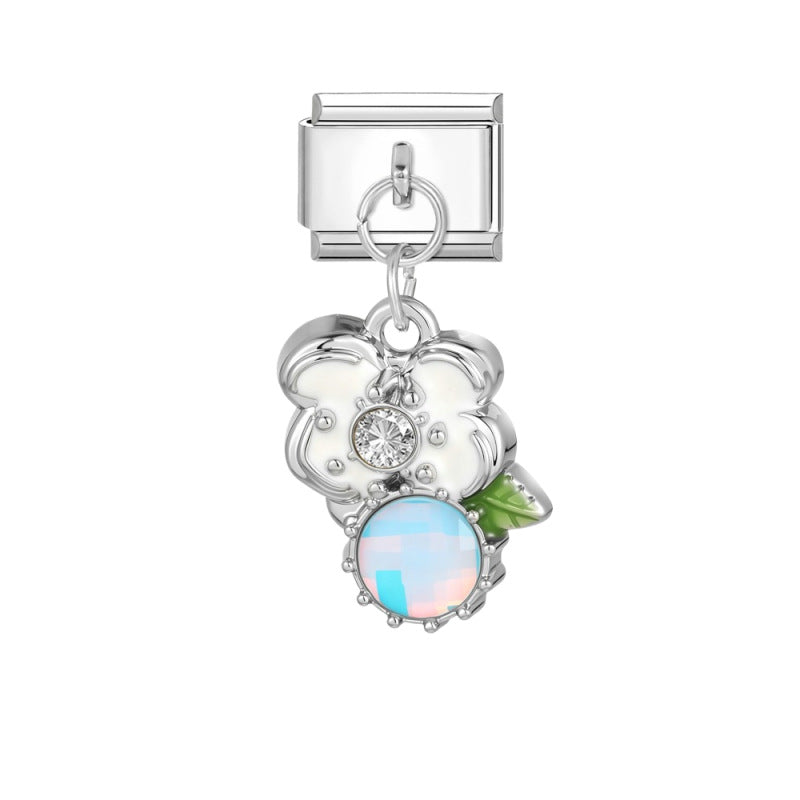 Wholesale Stainless Steel DIY Pendant Charms - Modern Unisex Jewelry Making Components for Boutique Resale