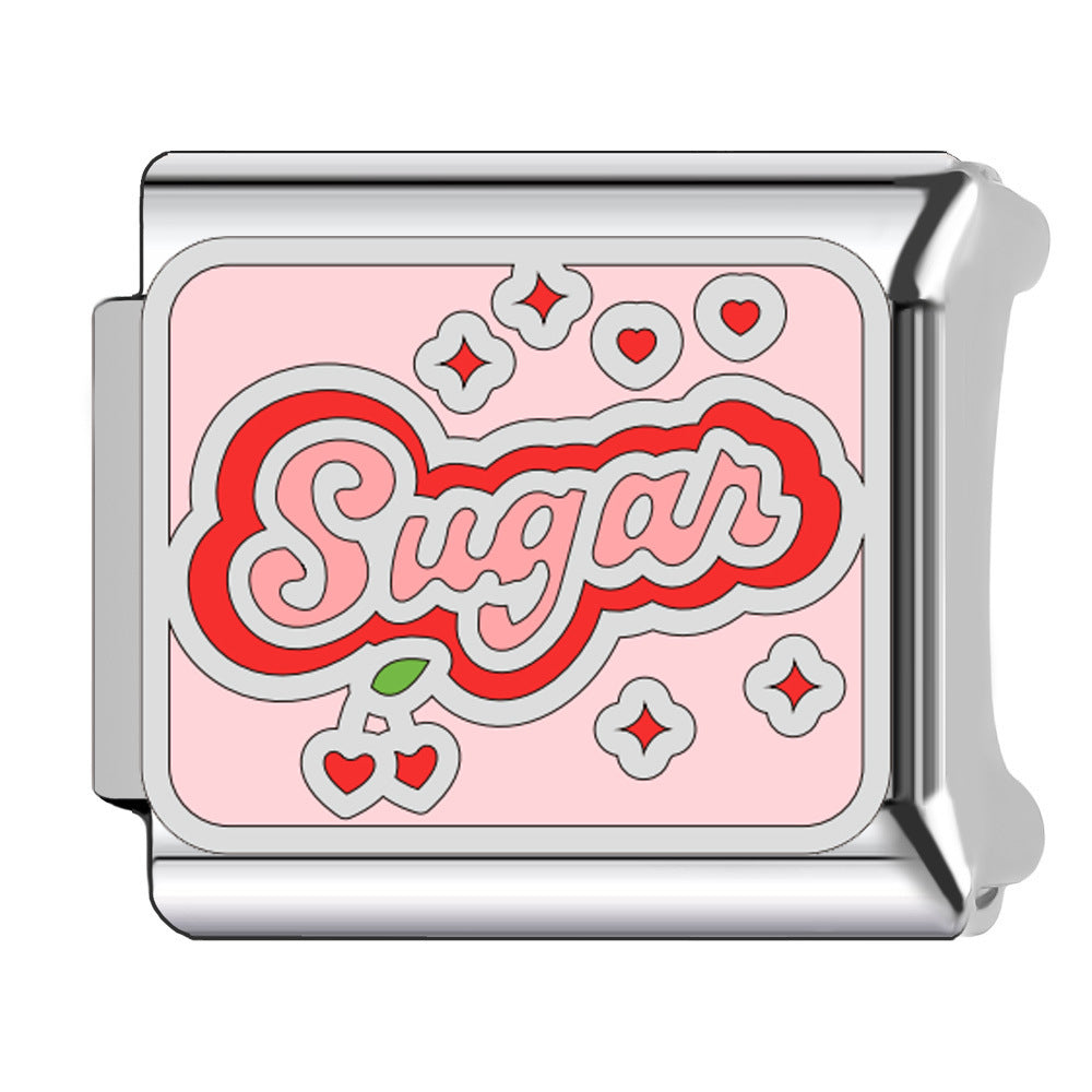 Wholesale    Italian Charm Bracelet 9mm DIY macaron-colored Creative Stainless Steel Composable Bracelet