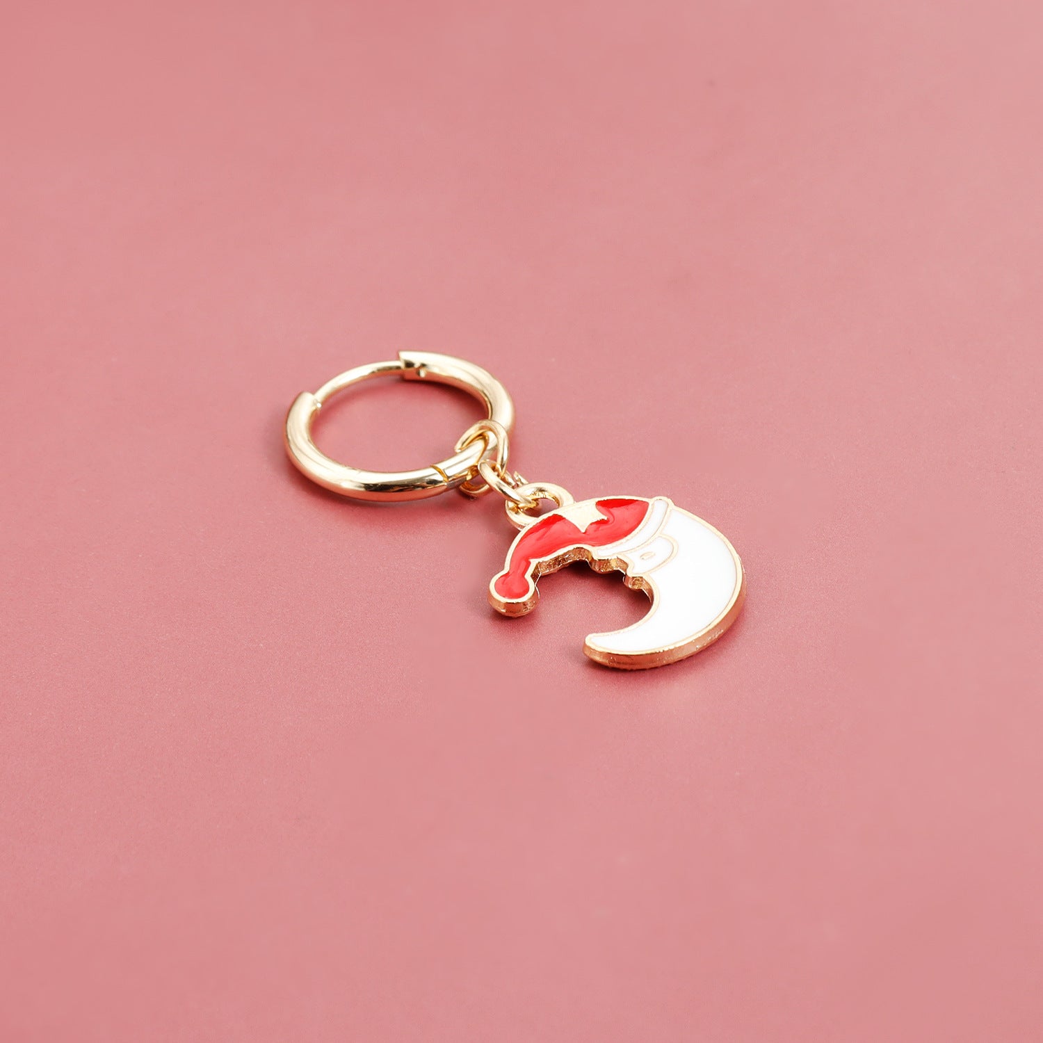 Wholesale Christmas Cartoon Moon Earrings
