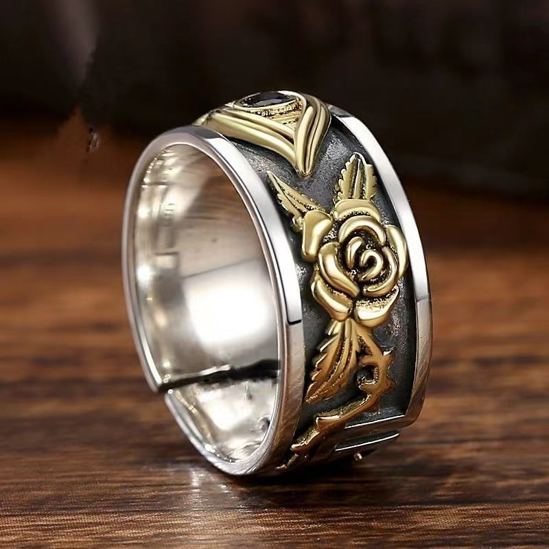 Wholesale Vintage Eye of Horus Ring Unisex Adjustable Metal Fashion Accessory