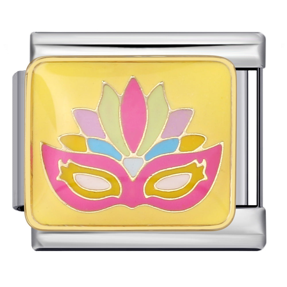 Wholesale Italian Charm Bracelet 9mm DIY Splicing Removable Birthday Party Stainless Steel Composable Bracelet