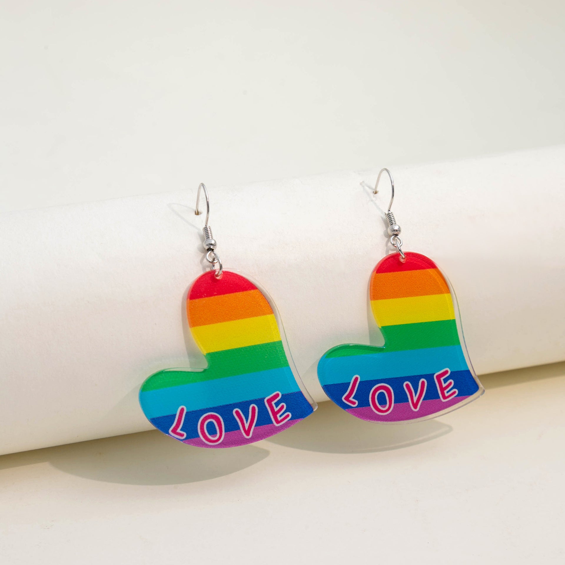 Wholesale  romantic Valentine's Day acrylic creative earrings
