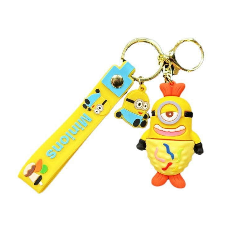 Wholesale Cartoon PVC Soft Glue Keychain ACCVIP-KC-WuY003