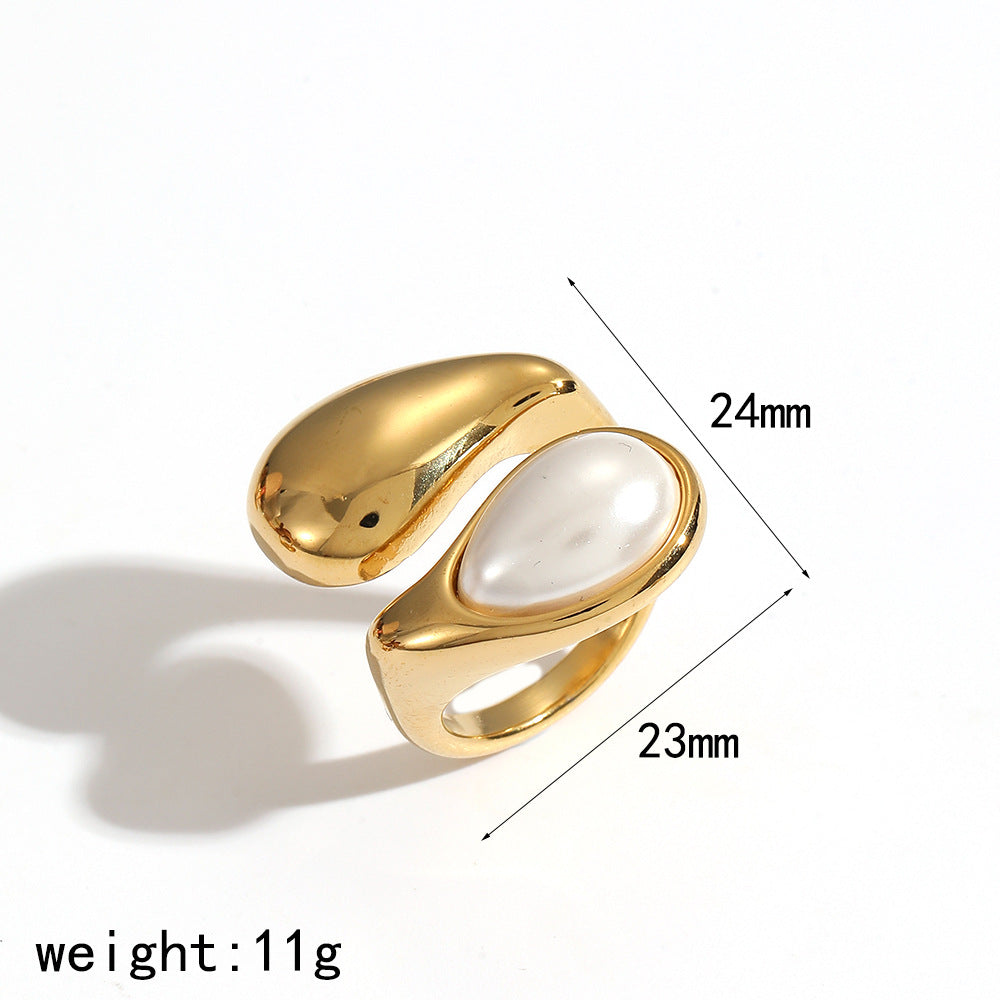 Wholesale Vacuum-plated stainless steel ring does not fade