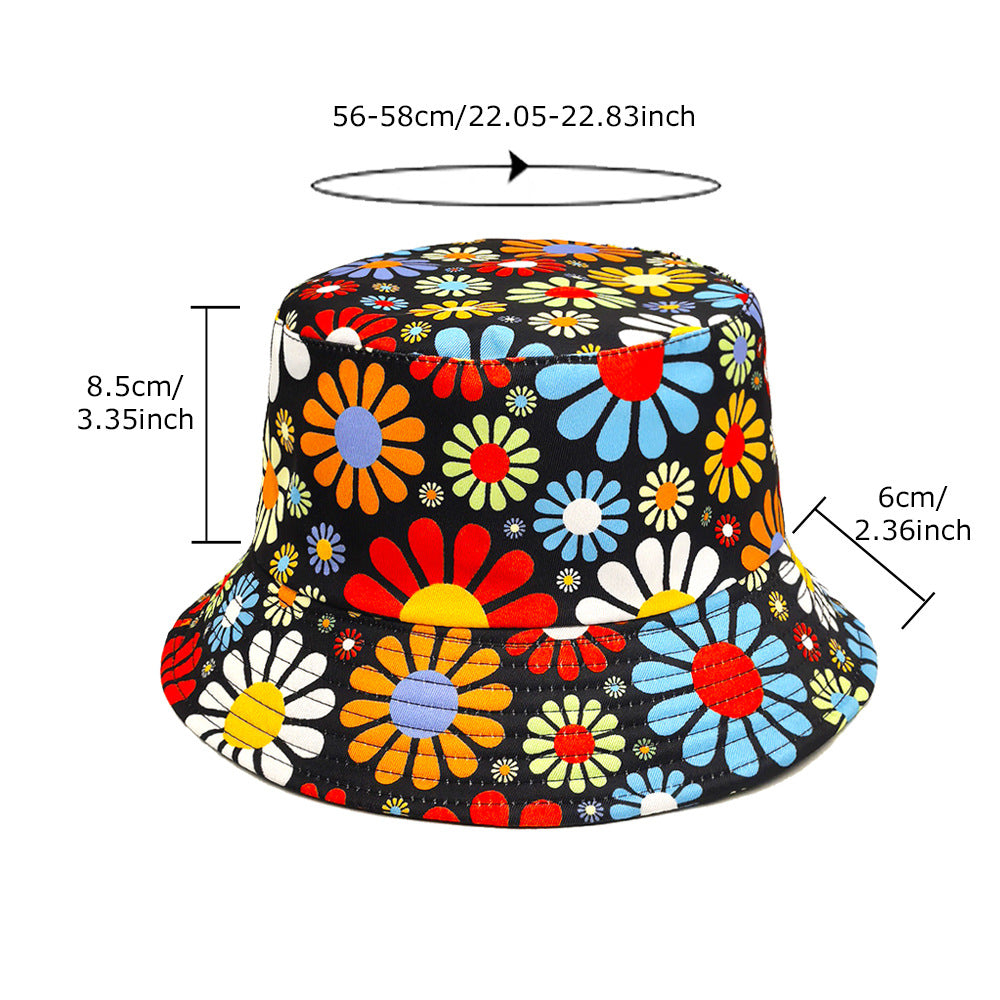 Wholesale Printed floral bucket hat