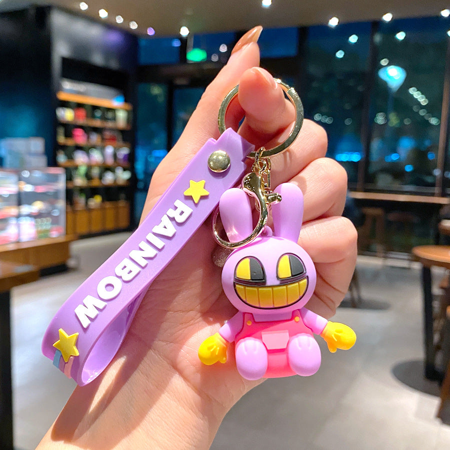 Wholesale PVC Soft Glue Cute Keychain Creative Keychain ACC-KC-Gongz011