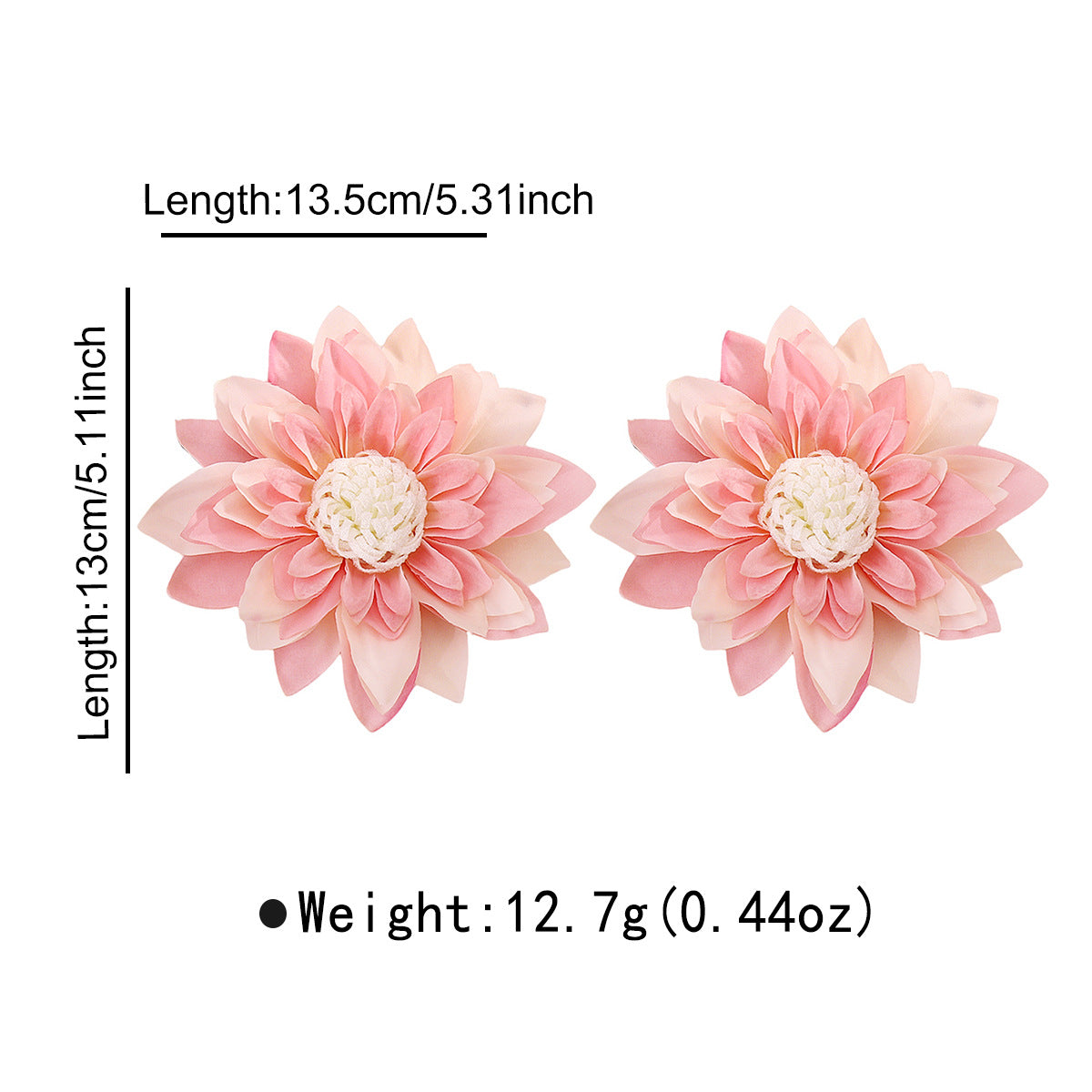 Wholesale Exaggerated Multi-Layered Colorfulful Flowers Casual Style Necklace