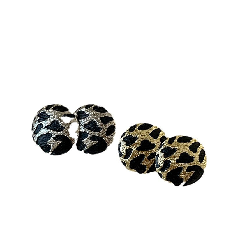 Wholesale Vintage Gold Leopard Earrings