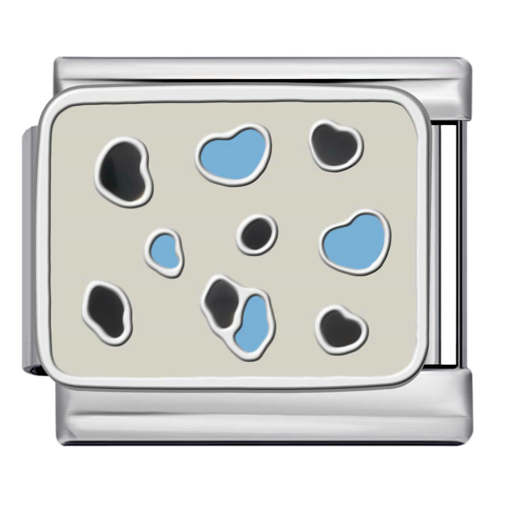 Wholesale Italian Charm Bracelet 9mm DIY  gold-plated enamel   Creative Stainless Steel Composable Bracelet