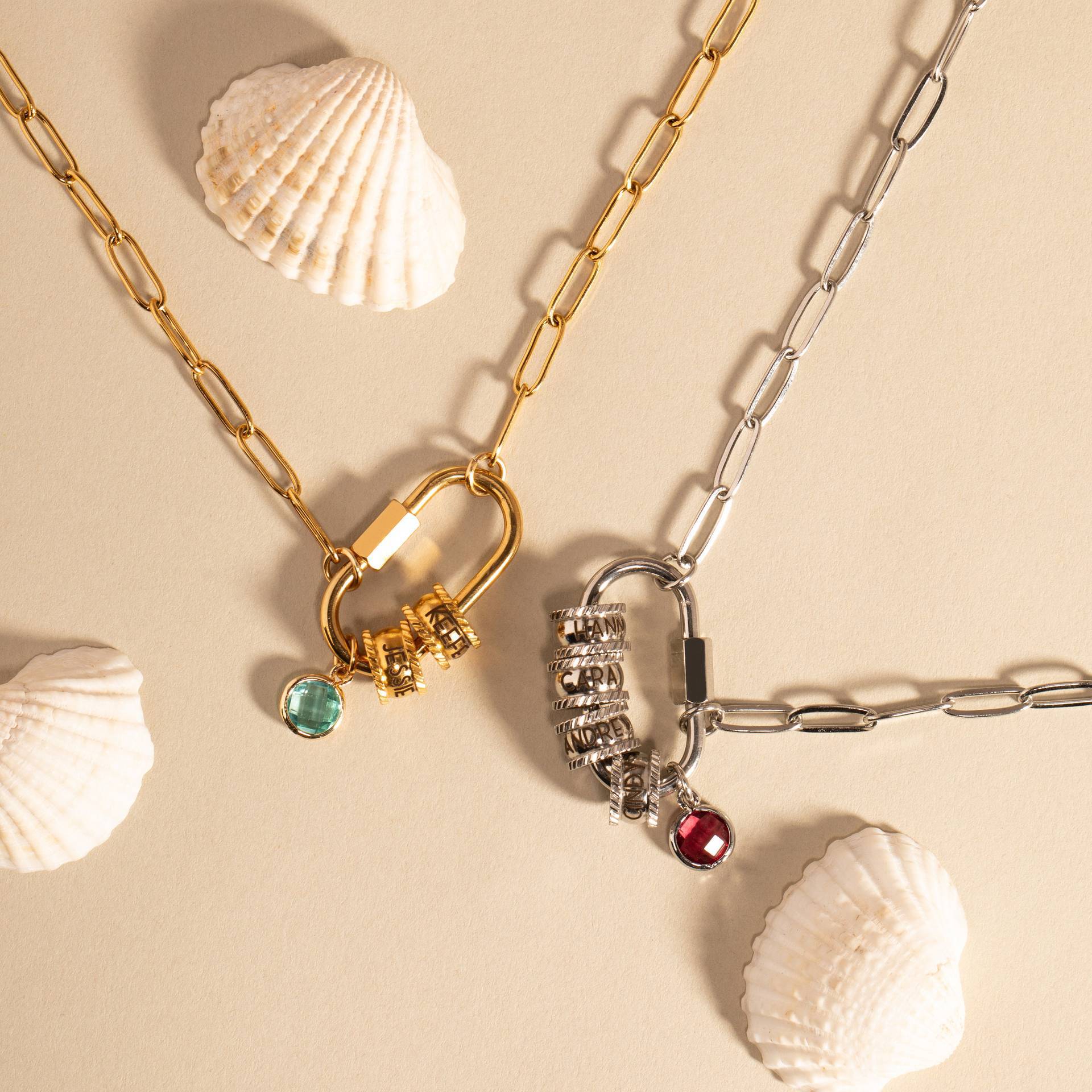 Wholesale Stainless Steel December Zirconium Birthstone Pendant Personality Necklace