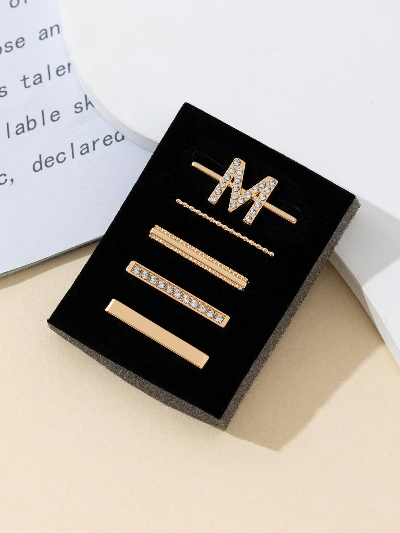 Wholesale Stylish Alloy English Letter Decorative Ring For Band Fashion Accessory Resale