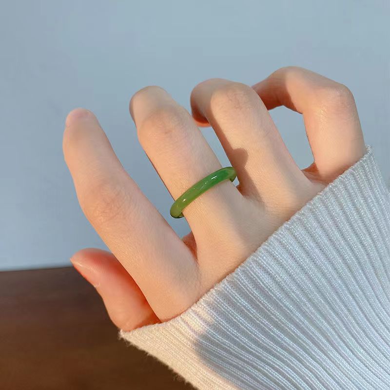 Wholesale glass  jade ring