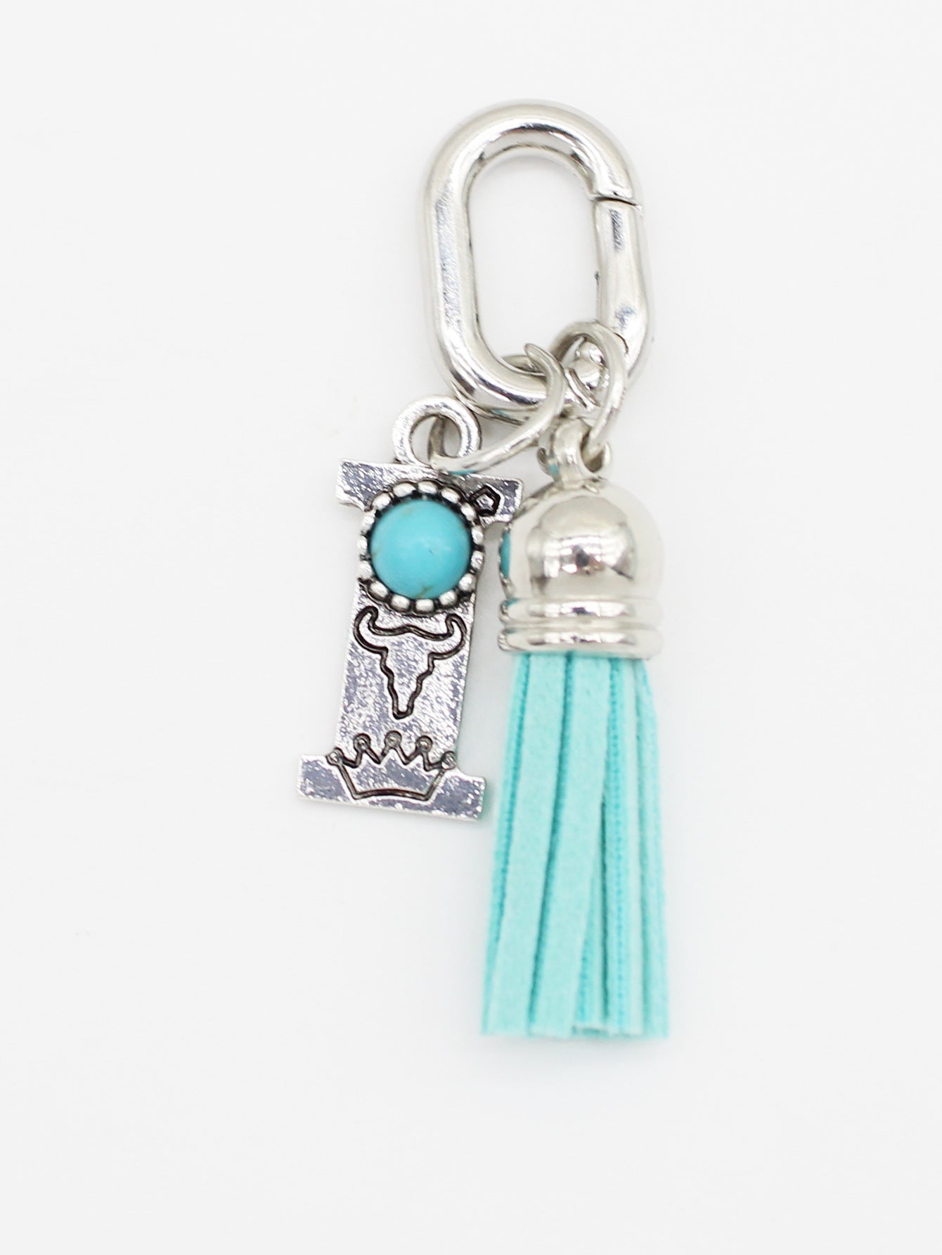 Wholesale New Ethnic Style Turquoise 26-Letter Tassel Shoe Bag Pendant Jewelry