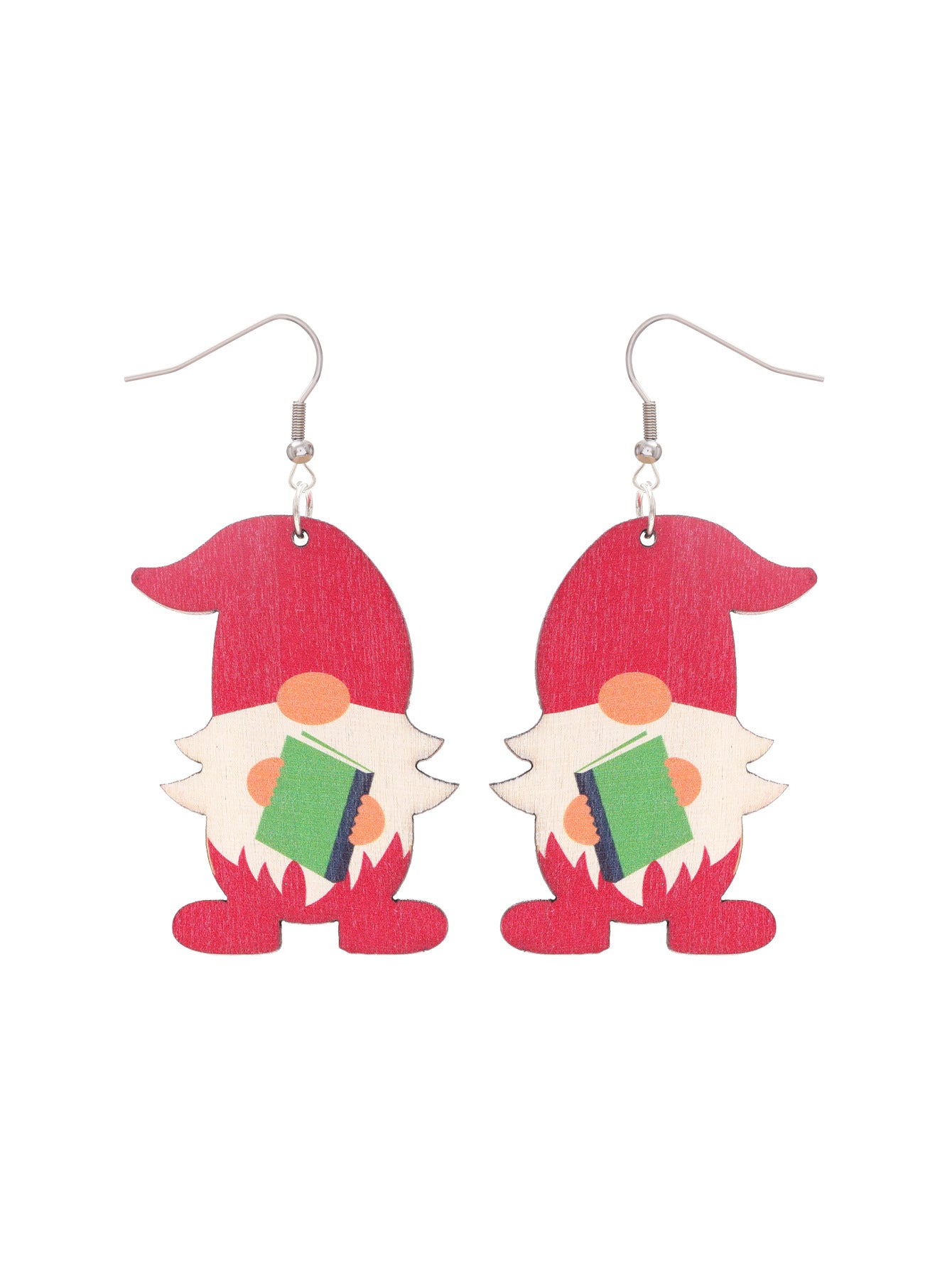 Wholesale  School Season Teacher's Day Apple Pencil Rocket Books  Water Drops Wooden Earrings