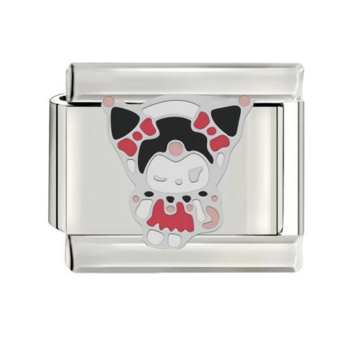 Wholesale 9mm Italian Charm Starter Bracelets DIY square Single Section Creative Stainless Steel Composable Bracelet