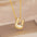 Wholesale Brass Glow Balloon Bubble Cute Chubby 26 English silver Letter Pendant Necklace