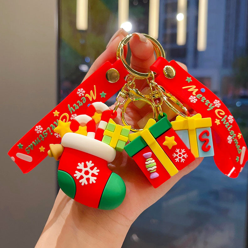 Wholesale Christmas  Doll Pendant Keychains