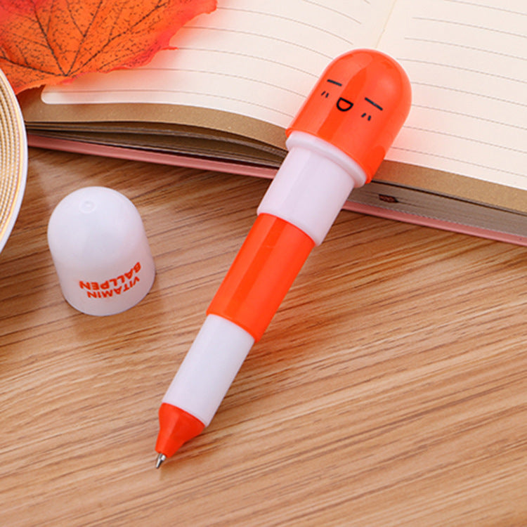 Wholesale Cute Pill Ballpoint Pen Cartoon Retractable Capsule Pen ACC-PN-Liuj015