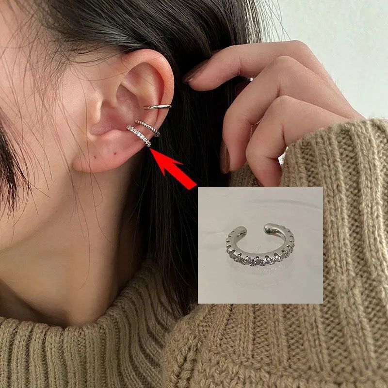 Wholesale Fashion Retro Ear Cuff Simple Semicircle Design Everyday Jewelry Accessory