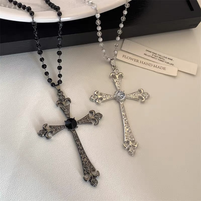 Wholesale Cross  Long Necklace  Chain Accessories