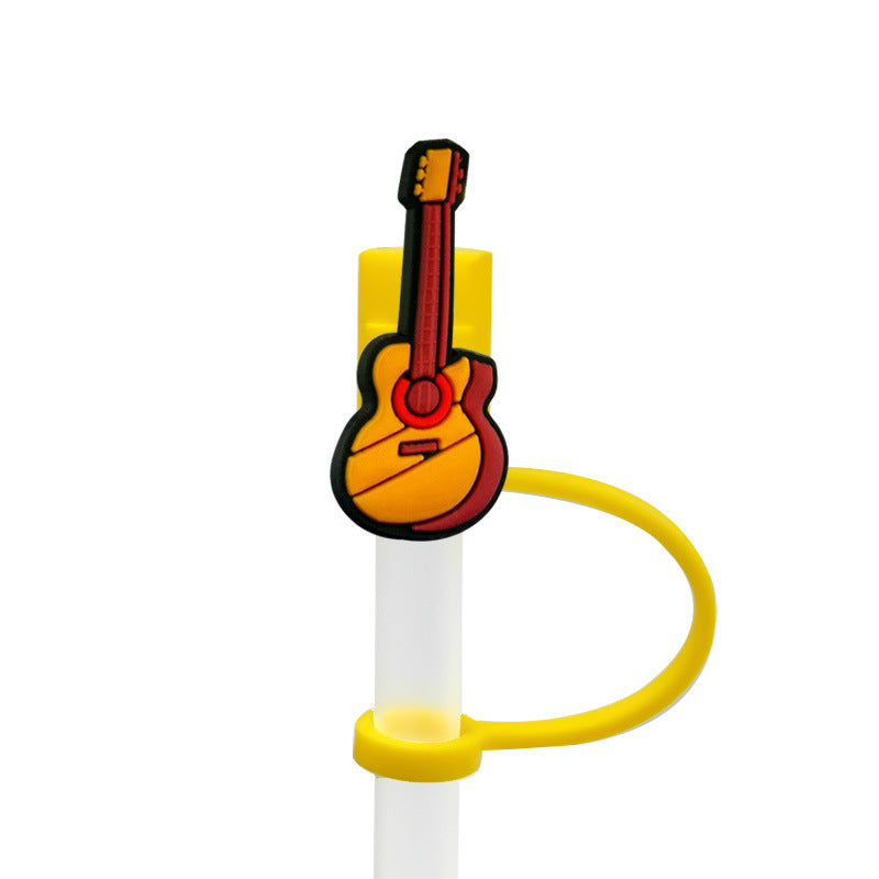 Wholesale 10pcs 7-8mm PVC Mexican Style Straw Tube Cap