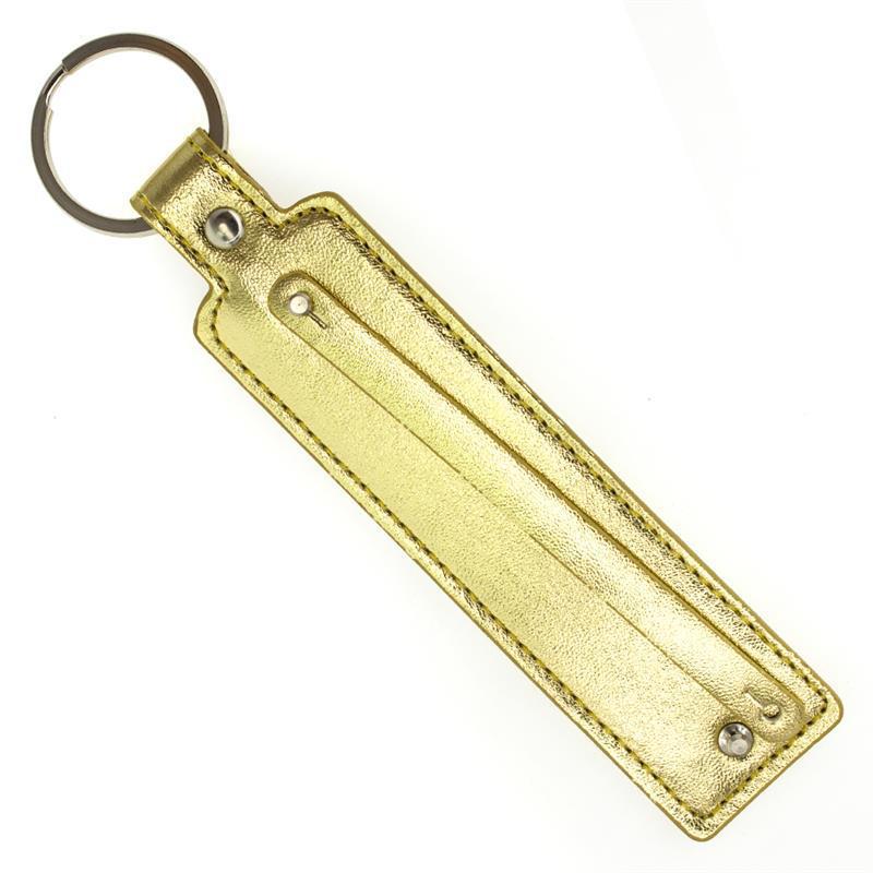 Wholesale Leather 8mm  Alloy Pendant DIY  Keychains