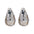 Wholesale  18k Brass Zircon Water Drop Earrings Color Zirconium Fashion Earrings