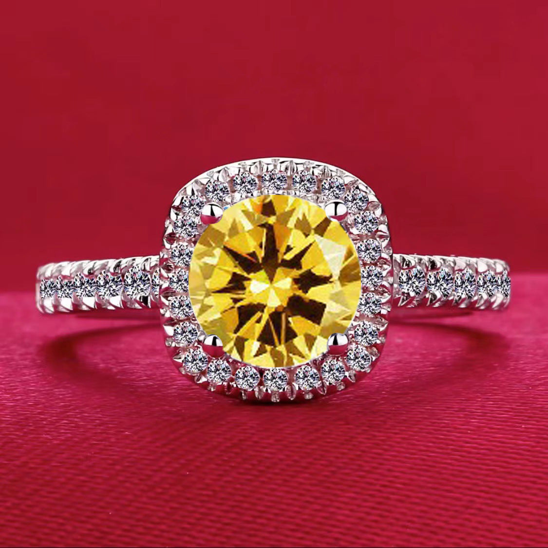 Wholesale  eight hearts eight arrows diamond  ring