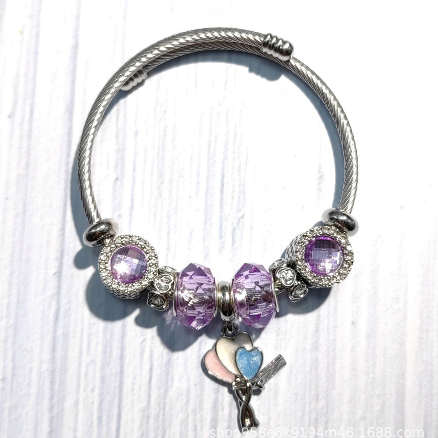 Wholesale Crystal Dream Catcher Flower Love Bracelet Beaded Bracelet ACC-BT-Mindin002