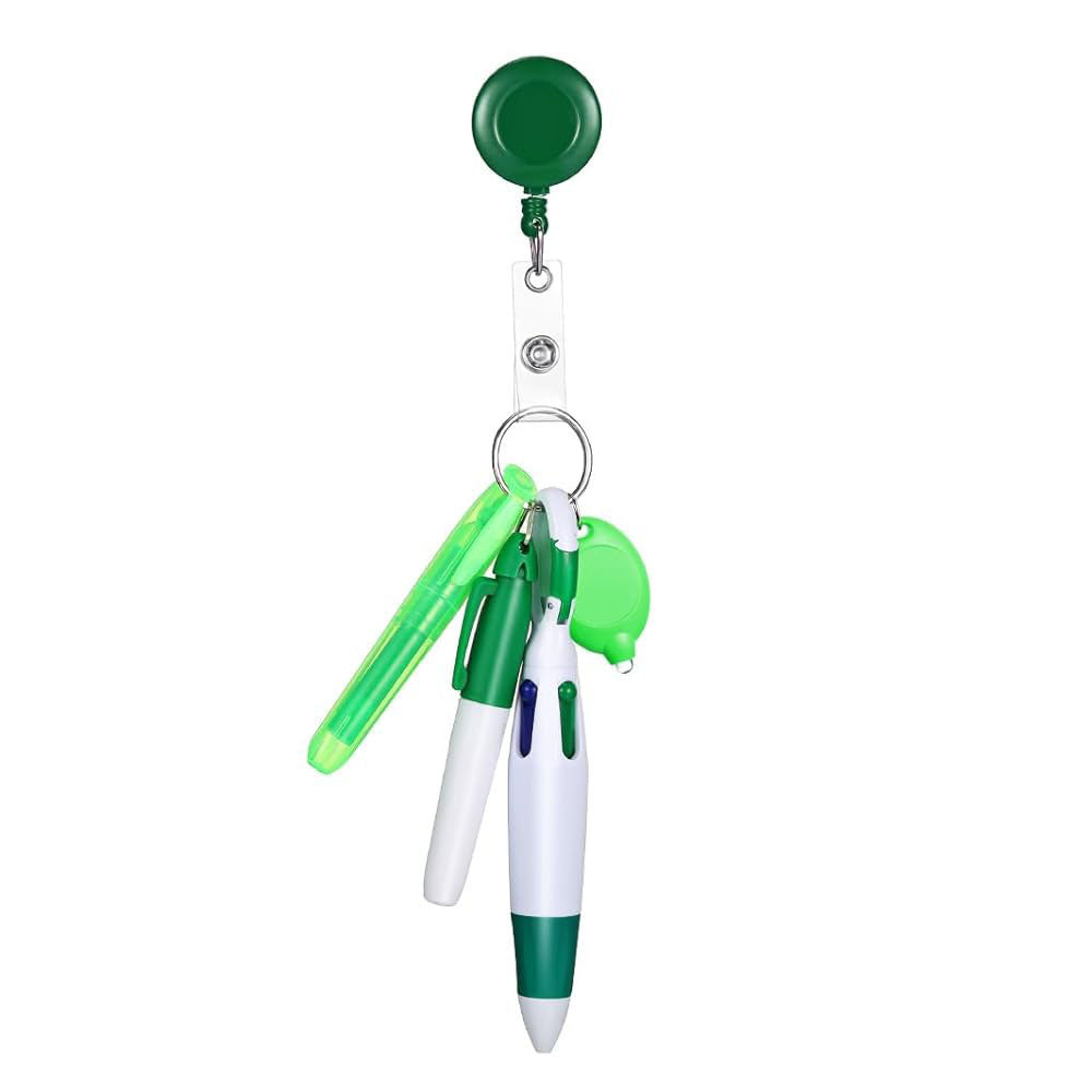 Wholesale Nurse Pen Set with Light Telescopic Badge Scroll Keychain Badge Reels ACC-KC-ChiHai003