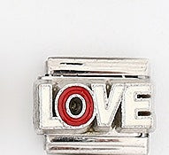 Wholesale Stainless Steel Italian Charm Bracelet Love Letter DIY Elastic Band Unisex Everyday Jewelry Accessory