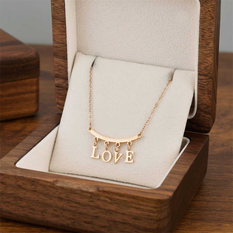 Wholesale Titanium Steel Luxury Necklace ACC-NE-Quanx003