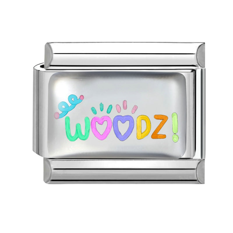 Wholesale 9mm Italian Charm Starter Bracelets DIY Cute Cartoon Stainless Steel Composable Bracelet