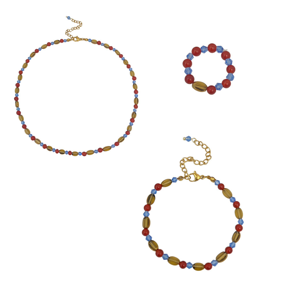 Wholesale  Red Agate Dopamine Necklace  Jewelry