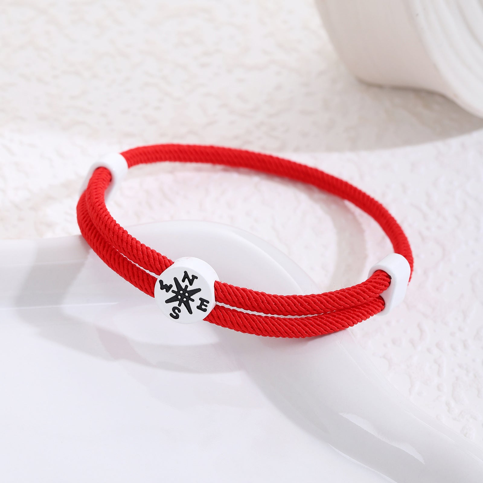 Großhandel Abschlusssaison Inspirierende Kompassgewebe Seilseilarmband